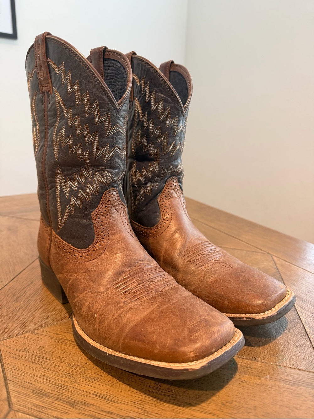 Ariat Youth Boys Tycoon Western Boots Color: Brown Size 6
